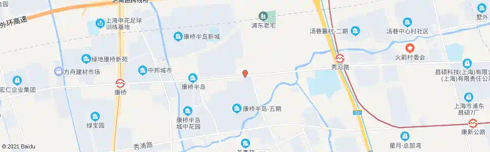 上海秀沿路周园路_公交站地图_上海公交_妙搜公交查询2024