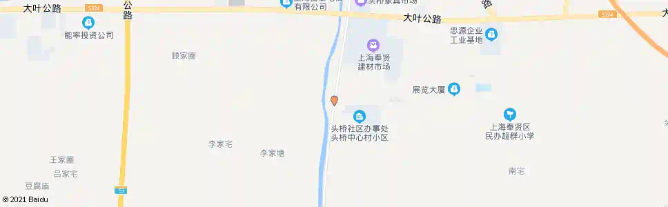 上海新奉公路蔡建路(招呼站)_公交站地图_上海公交_妙搜公交查询2024