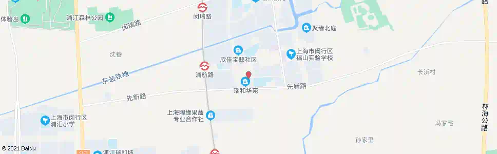 上海闵驰一路江航南路_公交站地图_上海公交_妙搜公交查询2024