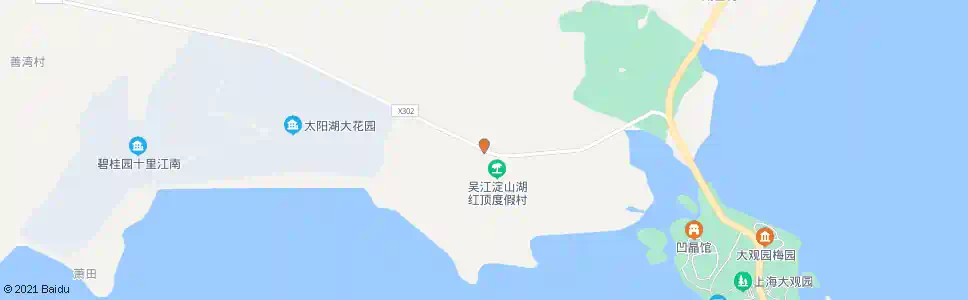 上海红顶度假村_公交站地图_上海公交_妙搜公交查询2024