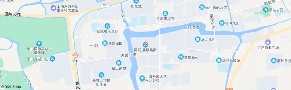 上海同润圣塔路斯(招呼站)_公交站地图_上海公交_妙搜公交查询2024