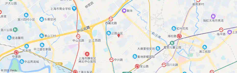 上海中医医院_公交站地图_上海公交_妙搜公交查询2024