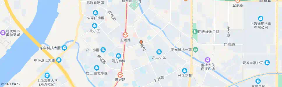 上海荷泽路五莲路_公交站地图_上海公交_妙搜公交查询2024