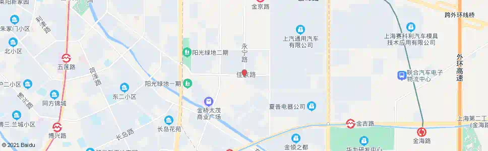 上海永宁路佳京路_公交站地图_上海公交_妙搜公交查询2024