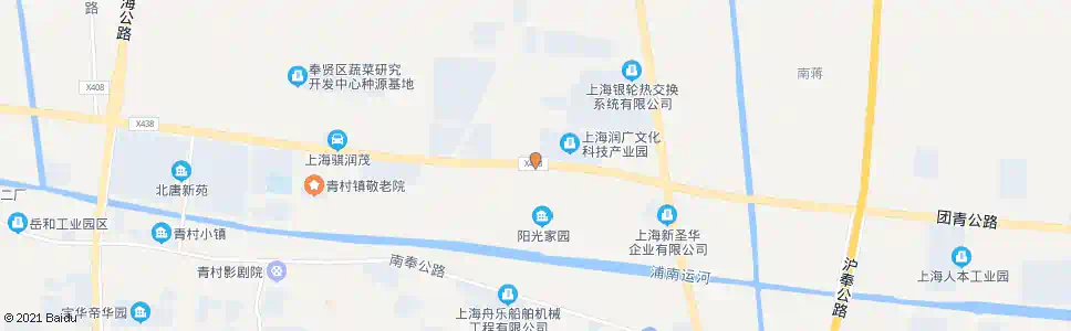 上海团青公路奉村路_公交站地图_上海公交_妙搜公交查询2024