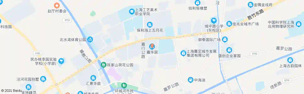 上海平城路嘉华居_公交站地图_上海公交_妙搜公交查询2024