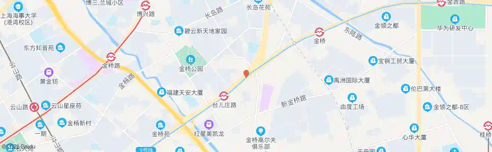 上海杨高中路金海路_公交站地图_上海公交_妙搜公交查询2024