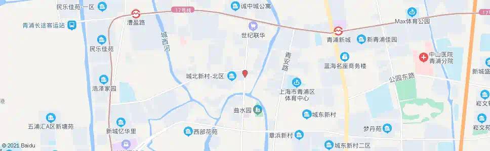 上海城中北路青赵公路_公交站地图_上海公交_妙搜公交查询2024