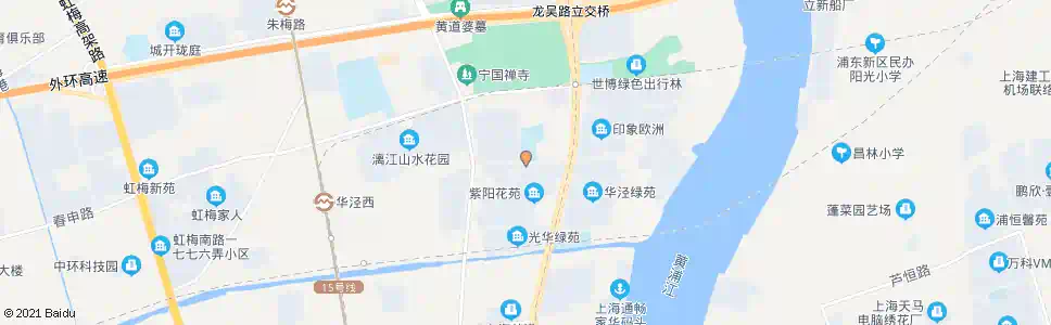 上海龙吟路华济路(紫阳花苑)_公交站地图_上海公交_妙搜公交查询2024