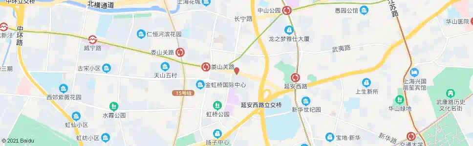 上海天山路遵义路_公交站地图_上海公交_妙搜公交查询2024