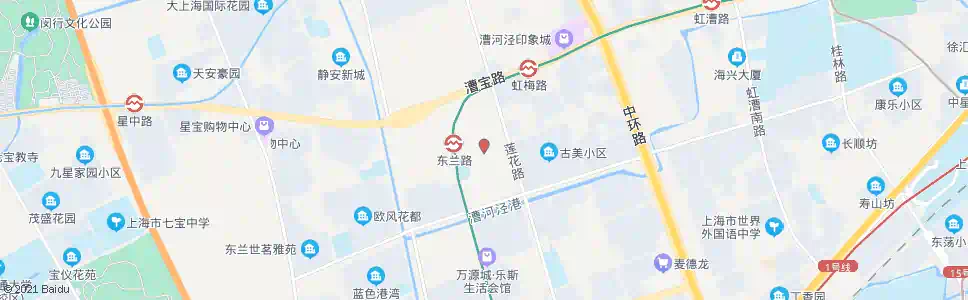 上海东兰路莲花路(和嘉公寓)_公交站地图_上海公交_妙搜公交查询2024