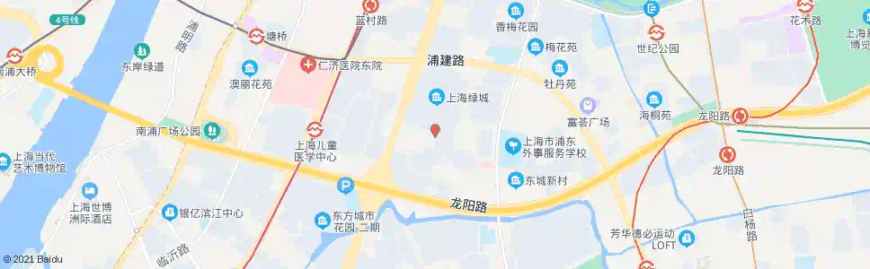 上海东绣路东建路_公交站地图_上海公交_妙搜公交查询2024