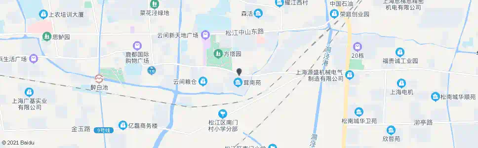 上海松汇路方塔南路_公交站地图_上海公交_妙搜公交查询2024