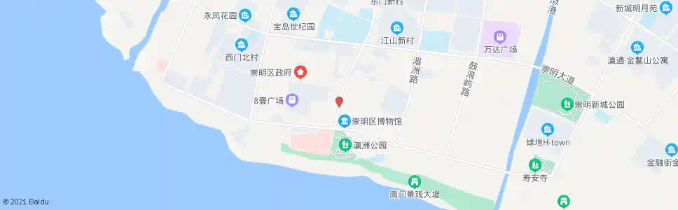 上海崇明东门_公交站地图_上海公交_妙搜公交查询2024