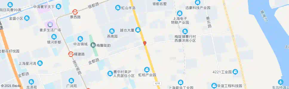 上海虹梅南路金都路_公交站地图_上海公交_妙搜公交查询2024