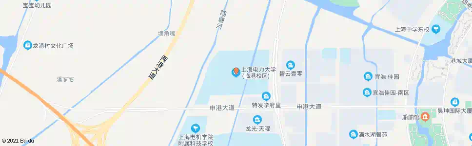 上海电力学院_公交站地图_上海公交_妙搜公交查询2024