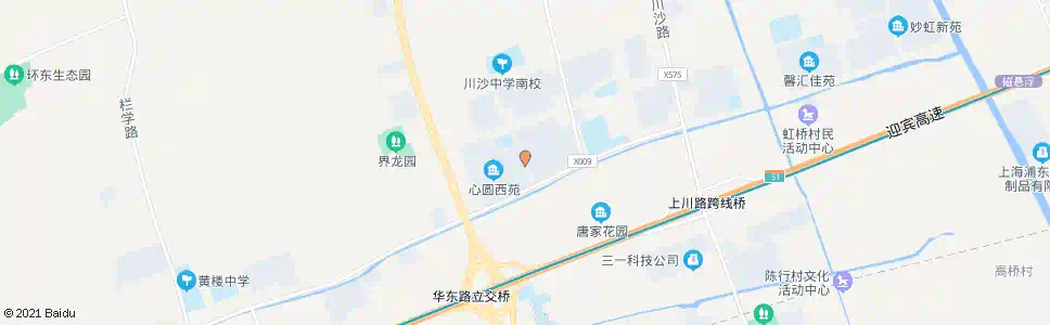 上海川周公路华夏二路_公交站地图_上海公交_妙搜公交查询2024