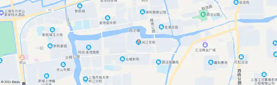 上海润江小区_公交站地图_上海公交_妙搜公交查询2024