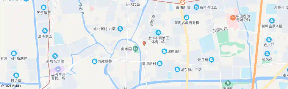 上海青浦中医院_公交站地图_上海公交_妙搜公交查询2024