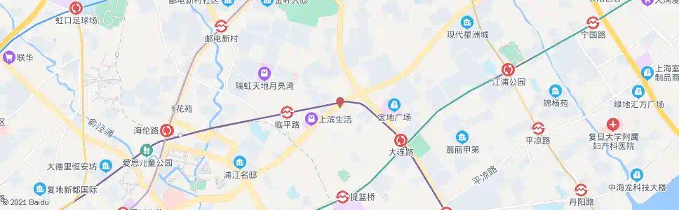 上海周家嘴路保定路_公交站地图_上海公交_妙搜公交查询2024