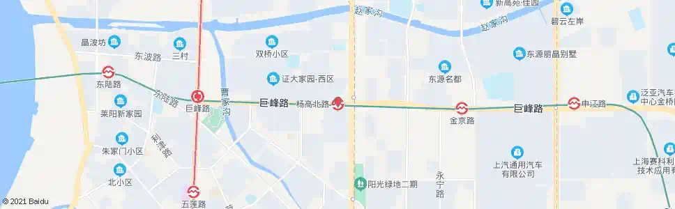 上海凌河路杨高北路_公交站地图_上海公交_妙搜公交查询2024