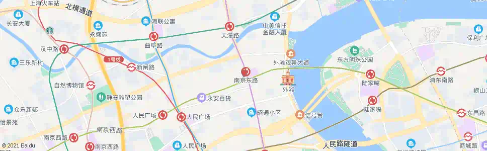 上海湖北路南京东路_公交站地图_上海公交_妙搜公交查询2024