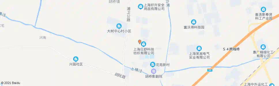 上海胡桥工业区_公交站地图_上海公交_妙搜公交查询2024