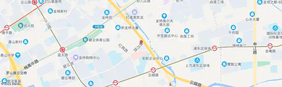 上海明月路金桥路_公交站地图_上海公交_妙搜公交查询2024