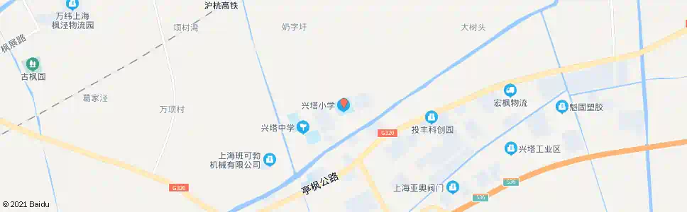 上海兴塔小学_公交站地图_上海公交_妙搜公交查询2024