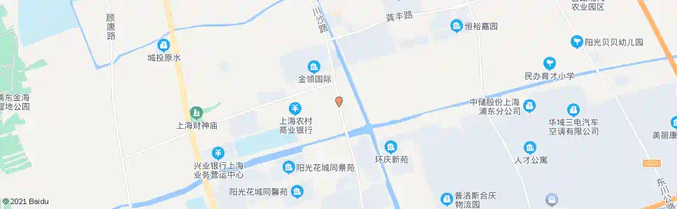 上海川沙路锦绣东路_公交站地图_上海公交_妙搜公交查询2024