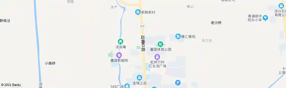 上海赵重公路马家泾_公交站地图_上海公交_妙搜公交查询2024