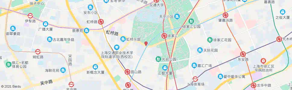 上海虹桥路宜山路_公交站地图_上海公交_妙搜公交查询2024