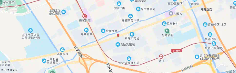 上海永盛路宝安公路_公交站地图_上海公交_妙搜公交查询2024