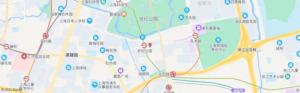 上海梅花路白杨路_公交站地图_上海公交_妙搜公交查询2024