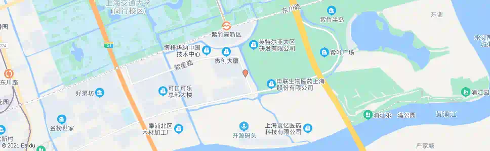 上海莲花南路紫月路_公交站地图_上海公交_妙搜公交查询2024