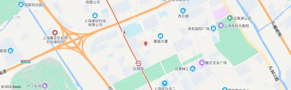 上海高台路合作路_公交站地图_上海公交_妙搜公交查询2024