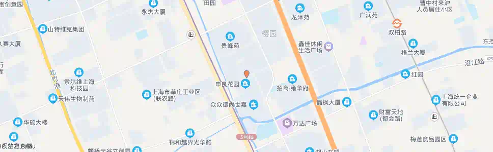 上海申良花园_公交站地图_上海公交_妙搜公交查询2024