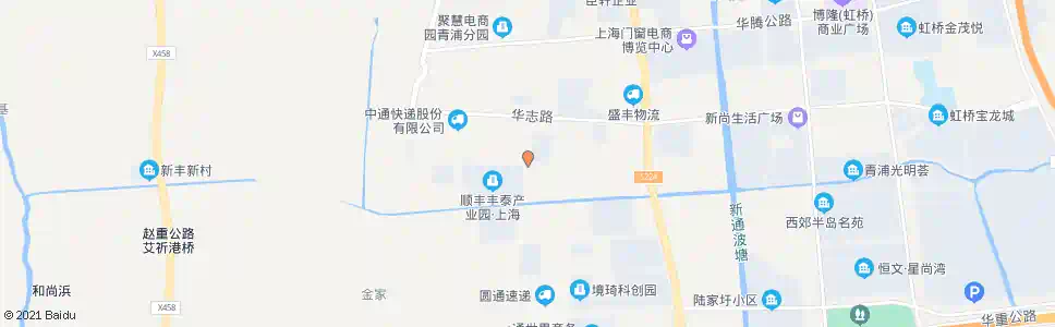 上海华南路新协路_公交站地图_上海公交_妙搜公交查询2024