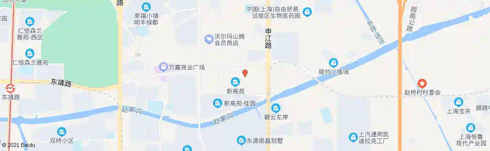 上海高设路东靖路_公交站地图_上海公交_妙搜公交查询2024