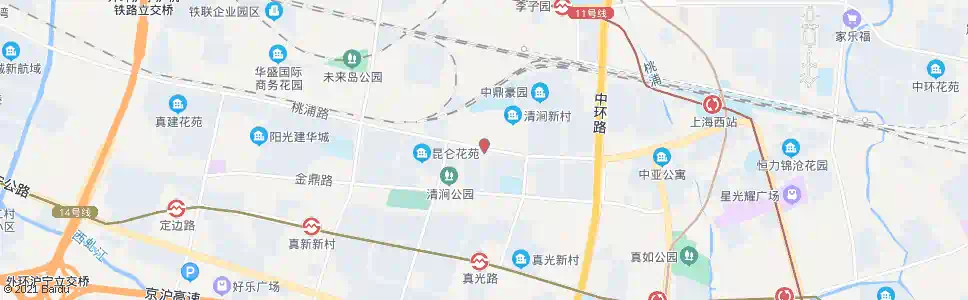 上海高陵路桃浦路_公交站地图_上海公交_妙搜公交查询2024