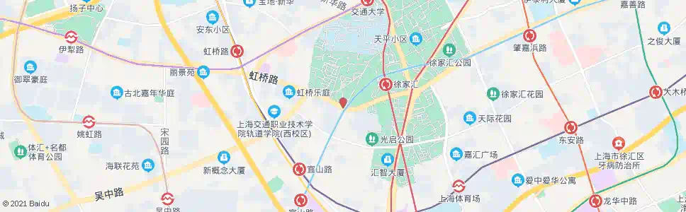 上海宜山路虹桥路_公交站地图_上海公交_妙搜公交查询2024