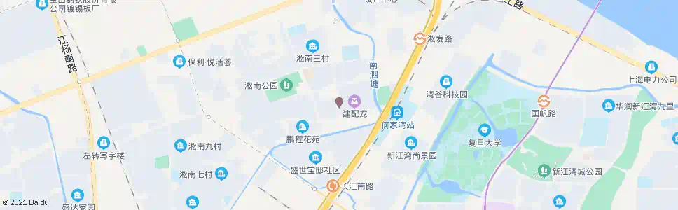 上海淞南路长逸路_公交站地图_上海公交_妙搜公交查询2024