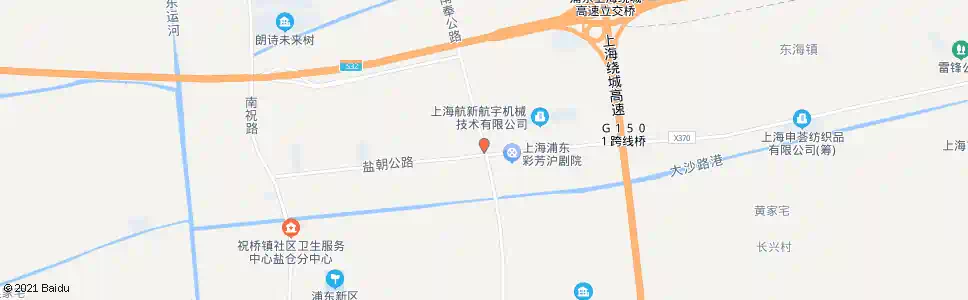 上海盐朝公路川南奉公路_公交站地图_上海公交_妙搜公交查询2024