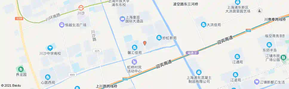 上海曙光路川周公路_公交站地图_上海公交_妙搜公交查询2024