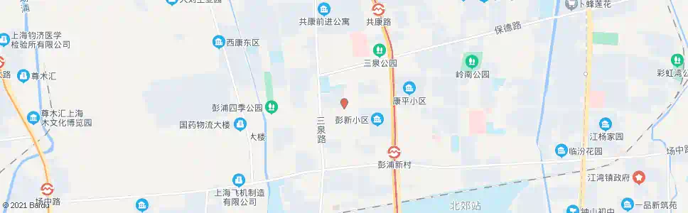 上海临汾路曲沃路(彭浦新村)_公交站地图_上海公交_妙搜公交查询2024