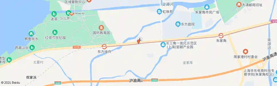 上海沪青平公路小淀山_公交站地图_上海公交_妙搜公交查询2024