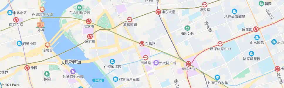 上海东昌路地铁站_公交站地图_上海公交_妙搜公交查询2024