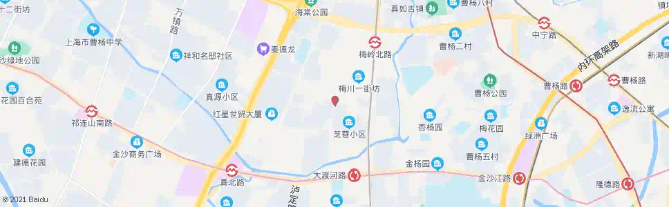 上海梅川路中江路_公交站地图_上海公交_妙搜公交查询2024