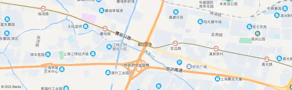 上海曹安路环西二大道_公交站地图_上海公交_妙搜公交查询2024