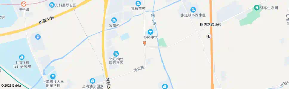 上海孙桥路科农路_公交站地图_上海公交_妙搜公交查询2024